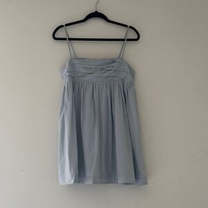 Aritzia Light Blue Spaghetti Strap Summer Dress